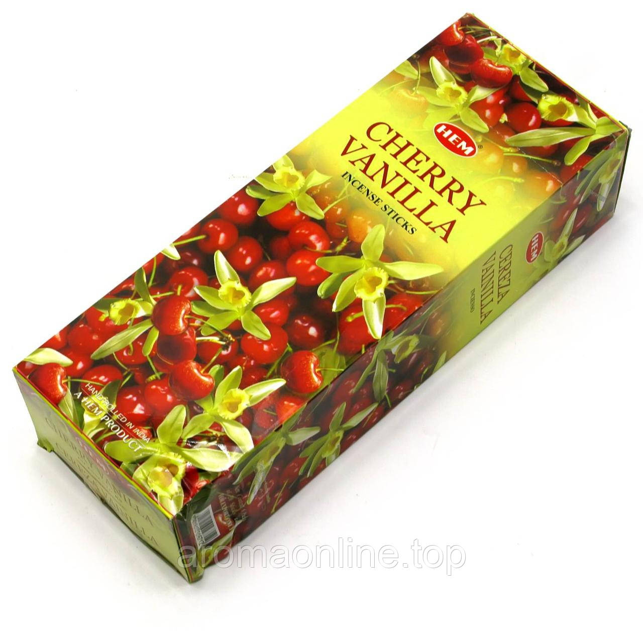 Пахощі аромапалочки Cherry Vanilla, Вишня та Ваніль, Hem, фото 1