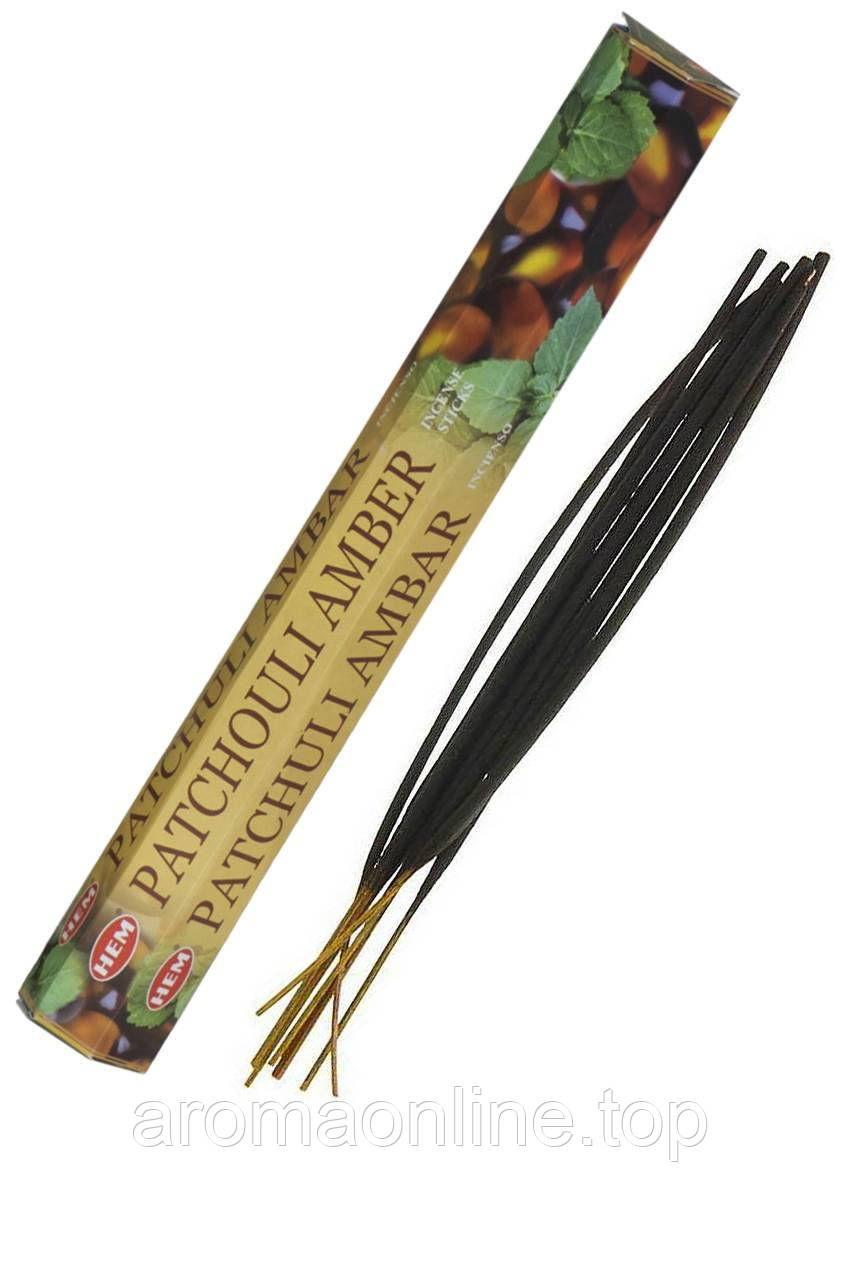 Patchouli Amber (Пачулі і Амбри, Hem)шестигранник, фото 1