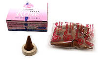 Благовония Fresh Rose "Свежая роза" dhoop cones (Satya) ароматические конусы Индия.