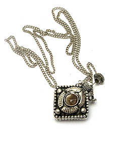 Аромакулон бронзовий із камінням (4х2,5х1,5 см)