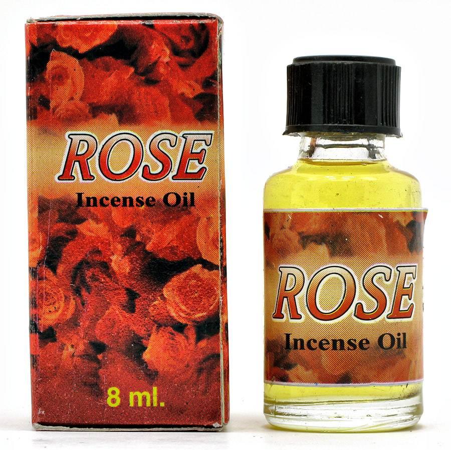 Ароматичне масло "Rose" (8 мл)(Індія) ЗП-20453