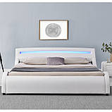 Ліжко шкіряна на пульт Malaga 140х200 см з LED підсвічуванням!, фото 2
