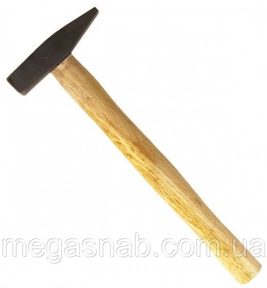 Молоток слюсарний Intertool 200г дерев'яна ручка HT-0212, фото 1