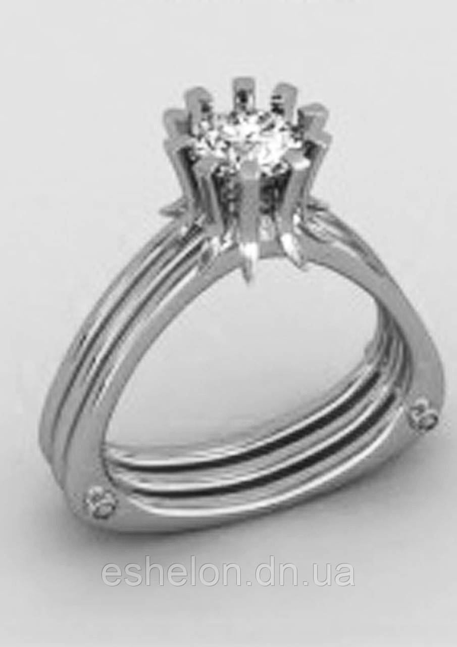 Кільце жіноче срібне під bvlgari,baraka №5, фото 1