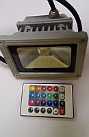 Прожектор Світлодіодний 10 Вт RGB ТМ Ekoled з пультом