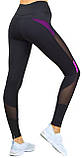 Жіночі легінси лосини для занять спортом Спортивні лосини для фітнесу Одяг для йоги Valeri 1221, фото 2