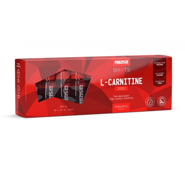 Л-карнітин шоти Prozis L-Carnitine 2000 20х10мл