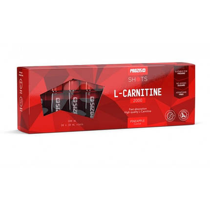 Л-карнітин шоти Prozis L-Carnitine 2000 20х10мл, фото 1