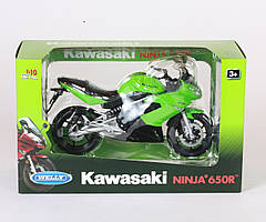 Мотоцикл Welly 2009 KAWASAKI NINJA 650R металевий (62803W)