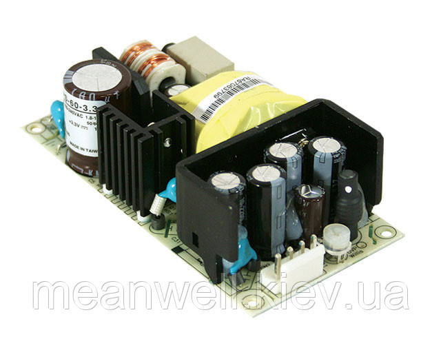 RPS-60-12 Блок живлення Mean Well Відкритого типу 66 Вт, 12 В, 5.5 А (AC/DC Перетворювач), фото 1