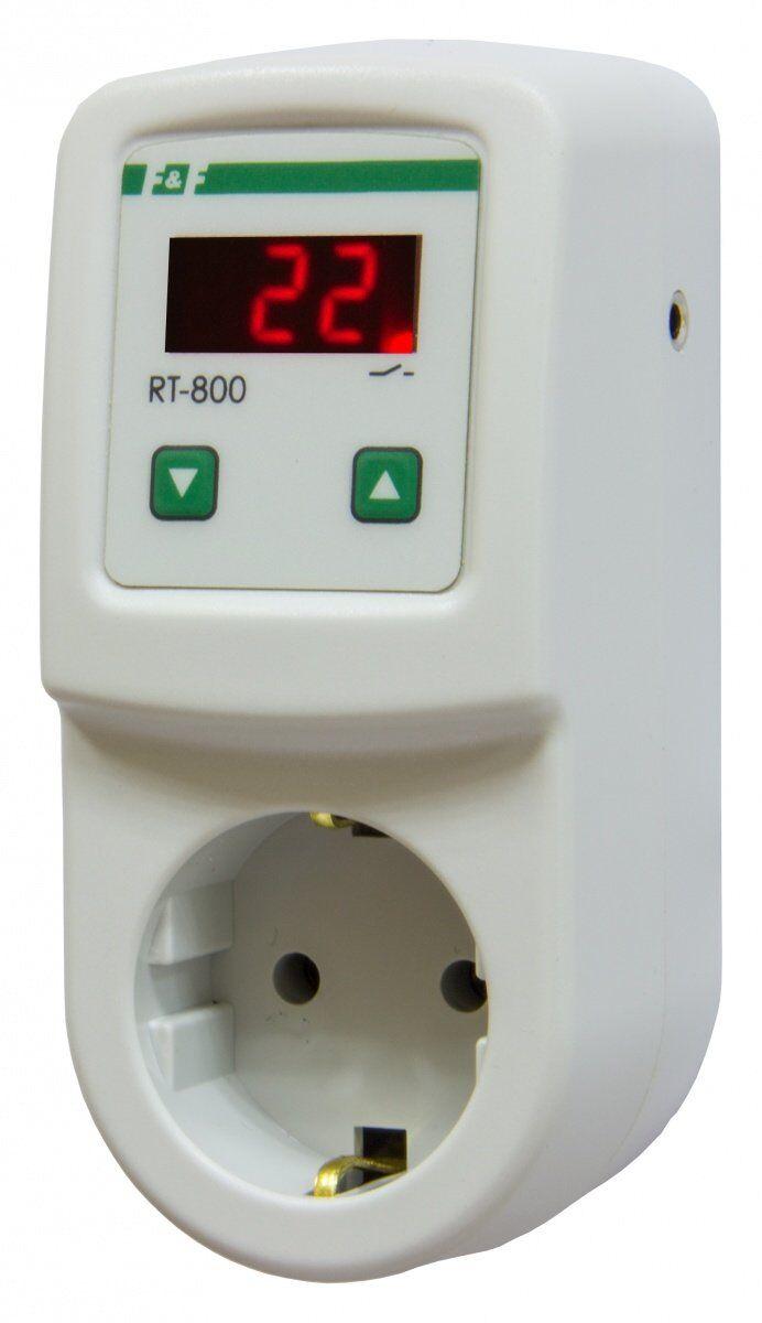 Регулятор температури RT-800 16А -20- +130*З 2S в розетку F&F