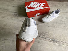 Чоловічі кросівки Nike Air Force 1 (41-46) White білі, фото 4