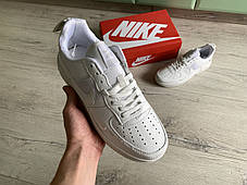 Чоловічі кросівки Nike Air Force 1 (41-46) White білі, фото 3