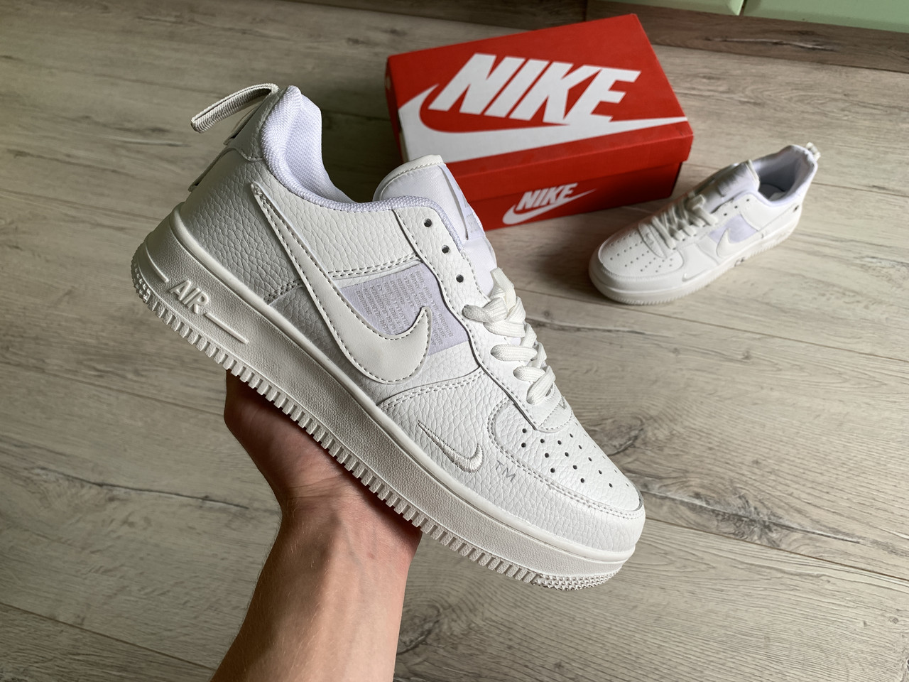 Чоловічі кросівки Nike Air Force 1 (41-46) White білі