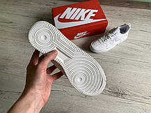 Чоловічі кросівки Nike Air Force 1 (41-46) White білі, фото 6