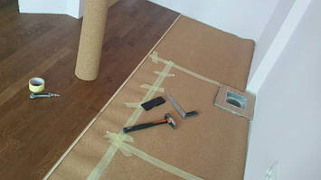 МОНТАЖ ПАРКЕТ ДОШКИ BARLINEK (ДУБ ХОННЫЙ )БРАШ