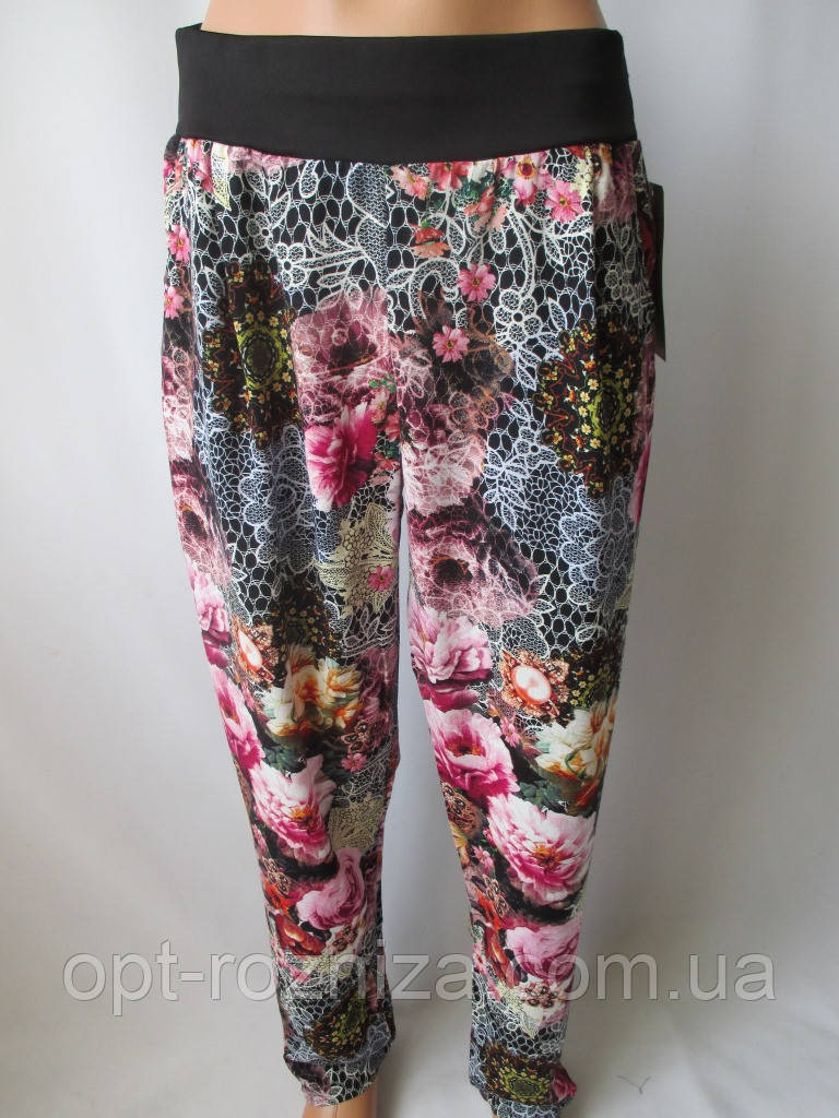 Штапельні прямі штани з кишенями., фото 1