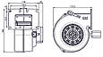 Вентилятор DM 120 для котлів від 10 до 35 кВт, фото 5