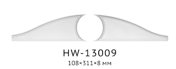 Декор. вставка Classic Home HW-13009L/R, ліпний декор з поліуретану