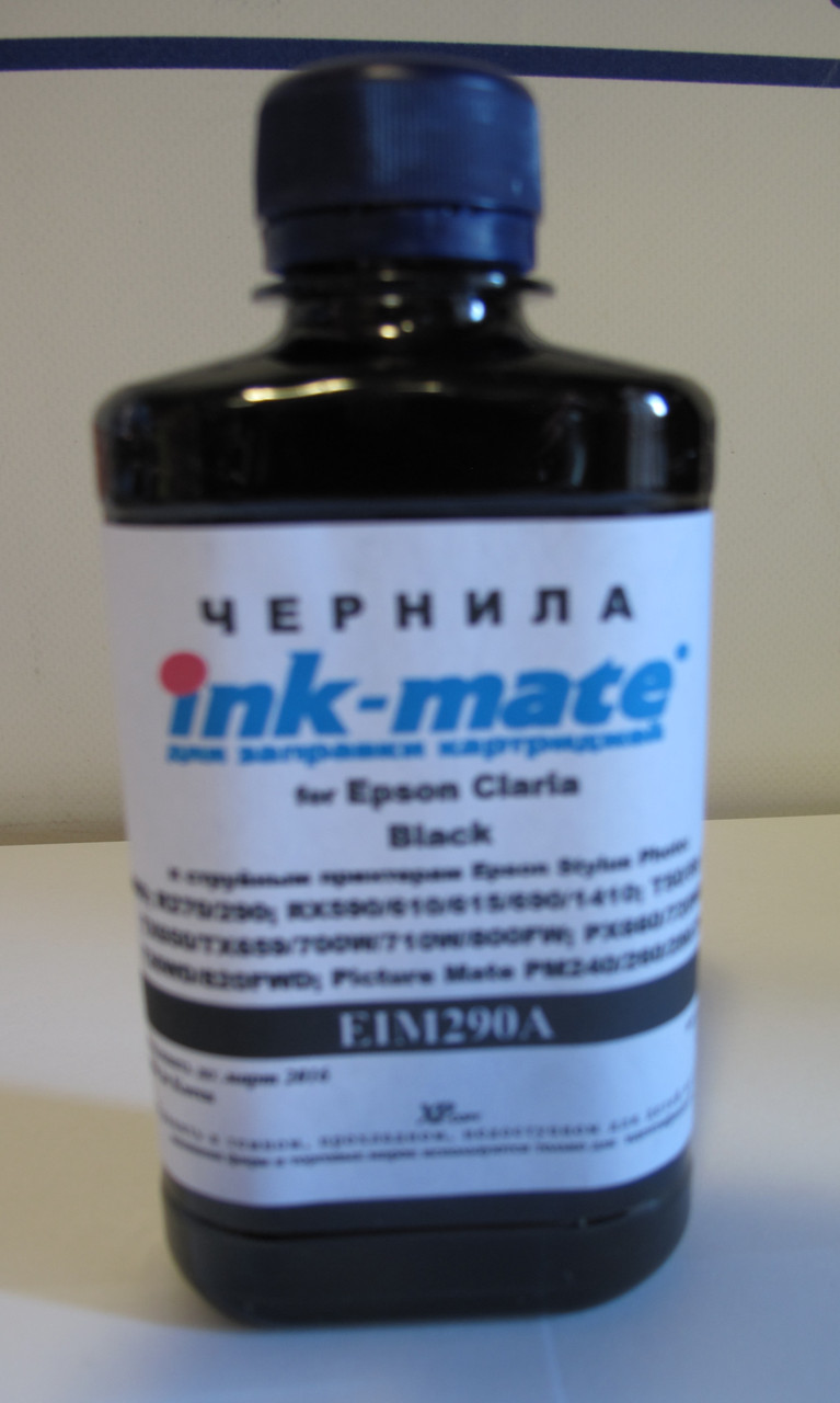 Чернила (200г) для Epson L800\L805\L810\L850 ,BLACK ,серии Claria, Ink-mate - фото 1 - id-p161268231