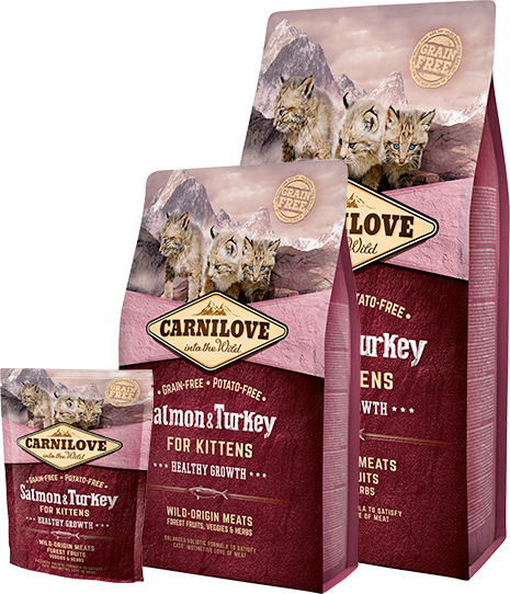 Сухий корм Carnilove Cat Kitten Salmon & Turkey (для кошенят, лосось+індичка)