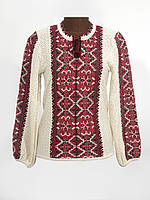 Вишиванка жіноча Влада червона вертикальна