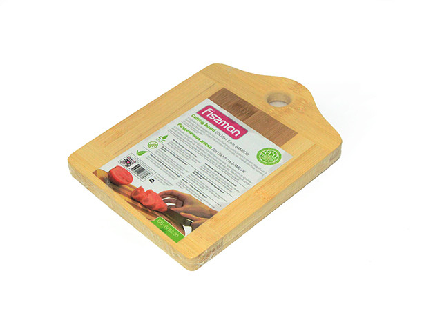 Дошка обробна бамбукова 20х15х1.5см прямокутна Fissman, фото 1