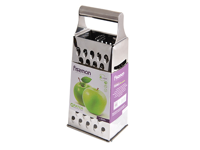 Терка 8х6х24см з нержавіючої сталі чотиристороння Fissman, фото 1