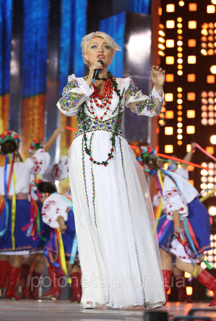 Оксана Пекун, народна артистка України. Ексклюзивна сукня.