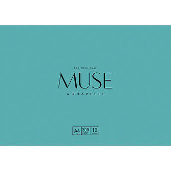 Папір для акварелі "Muse" А4+ 300 г/м2, 10 аркушів PD-A4-043