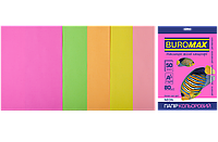 Набор цветной бумаги Buromax А4, 80г/м2 5 цветов 50 листов NEON