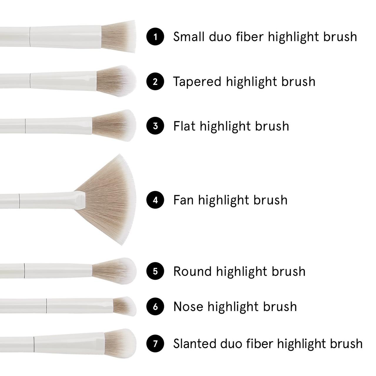 Набор косметических кистей для макияжа Highlighting Essentials BH Cosmetics Оригинал - фото 2 - id-p1035889455