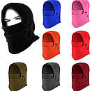 Капюшон флісовий універсальний, балаклава флісова коричнева., фото 4