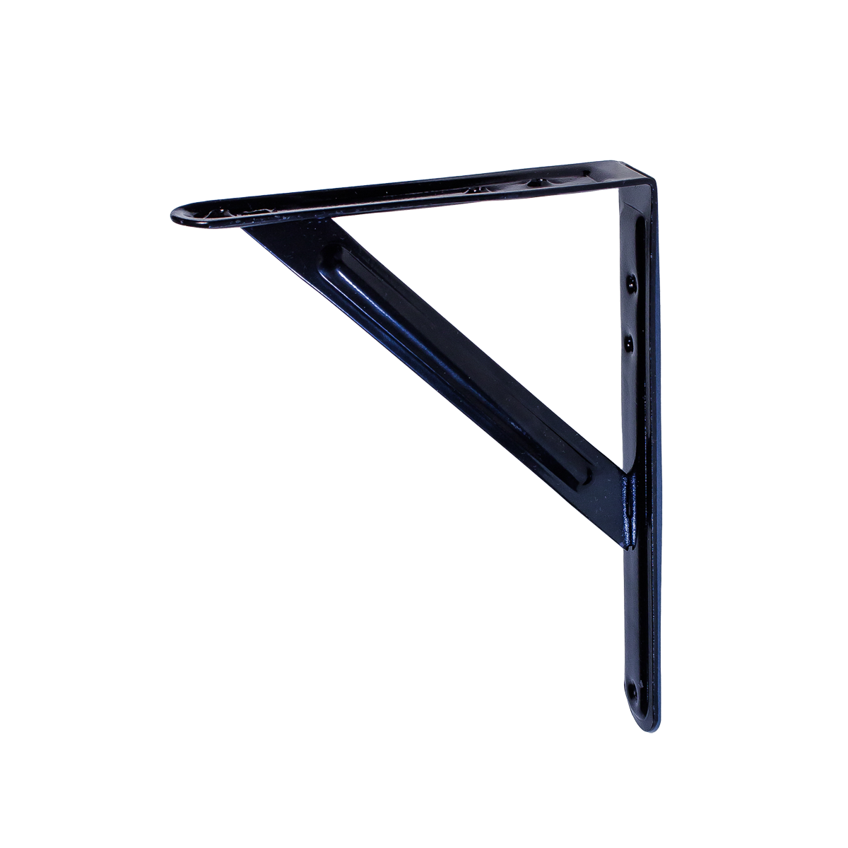 Сталевий кронштейн Стронг Larvij 150*200 мм Чорний (L7449BL)