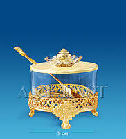 Сахарниця Сваровскі з позолотою AR-1038, фото 2