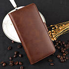 Чохол-книжка Leather Wallet для Apple iPhone 11 Коричневий, фото 2