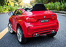 Дитячий електромобіль Джип JJ 2199 EBLR-3, BMW X6M, червоний, фото 4