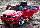 Дитячий електромобіль Джип JJ 2199 EBLR-3, BMW X6M, червоний, фото 3