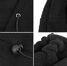 Капюшон флісовий універсальний, балаклава флісова коричнева., фото 3