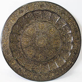 Тарілка бронзова настінна (24")