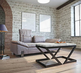 Стіл журнальний Зетт (стіл журнальний) в стилі Лофт Loft