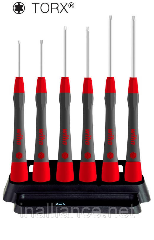 Набір прецизійних викруток TORX® T7 T8 T9 T10 T15 T20 PicoFinish Wiha 42996