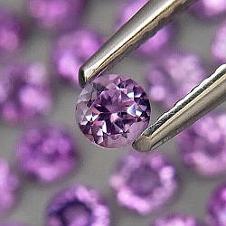 Натуральний аметист 2.5 мм
