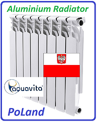 Алюмінієвий радіатор опалення Aquavita 500 х 100 Польща