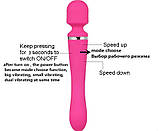 Двосторонній Magic Wand з 10 режимами й акумулятором!, фото 2