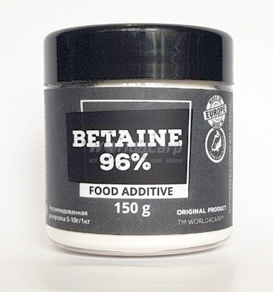 Амінокислота Бетаїн 96% (Betaine) для риболовлі World4Carp, 150 г.