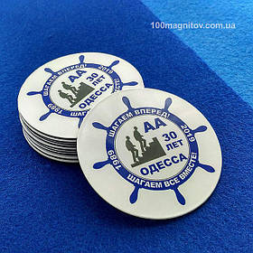 Круглые виниловые магнитики. Диаметр 57 мм 7