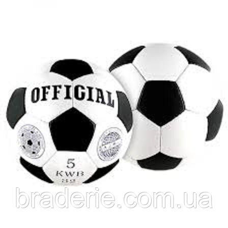 М'яч футбольний OFFICIAL 2500-20 A, розмір 5