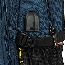 Рюкзак Power in Eavas 924 міський шкільний спортивний з USB 45x30x10 см Синій, фото 3