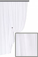 Тканина для штор порт'єр, зовнішній штор покривал щільний мікровелюр або вельвет Пальміра колір білий